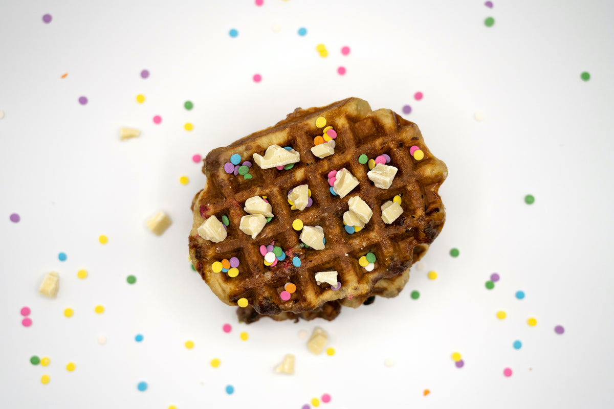 Birthday Cake Waffles