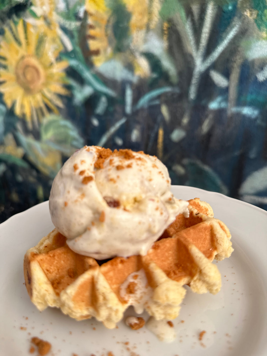 Cornbread Waffles & Savory Ice Cream