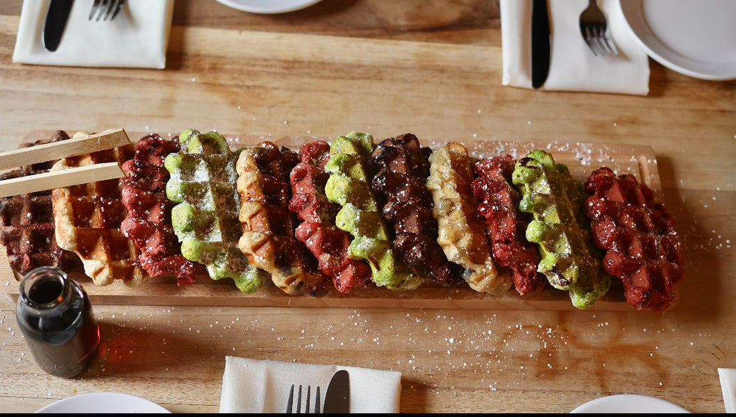 Assortment of Holiday Waffles